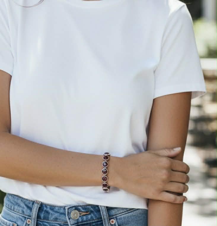 Dark Rose Ice Bracelet