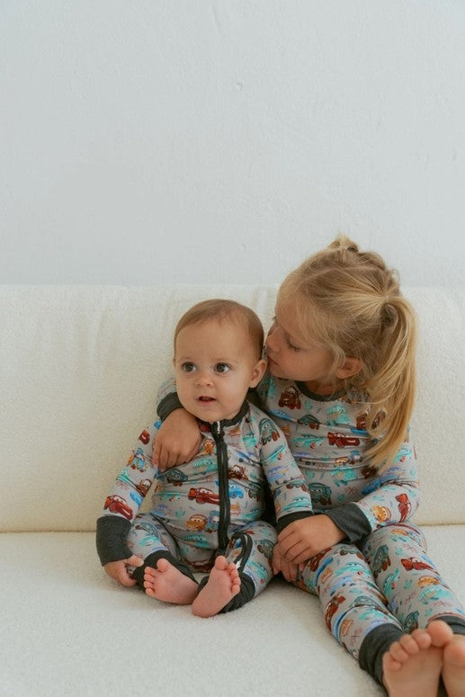 Ellie Sue - Cars Bamboo Pajama Set