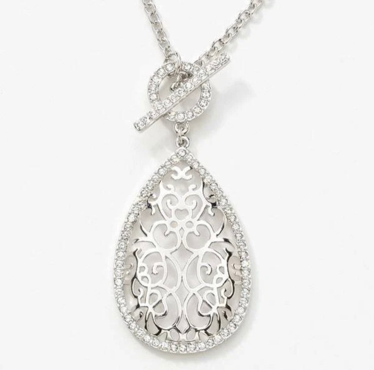 Lacework Pendant Touchstone Crystal Swarovski