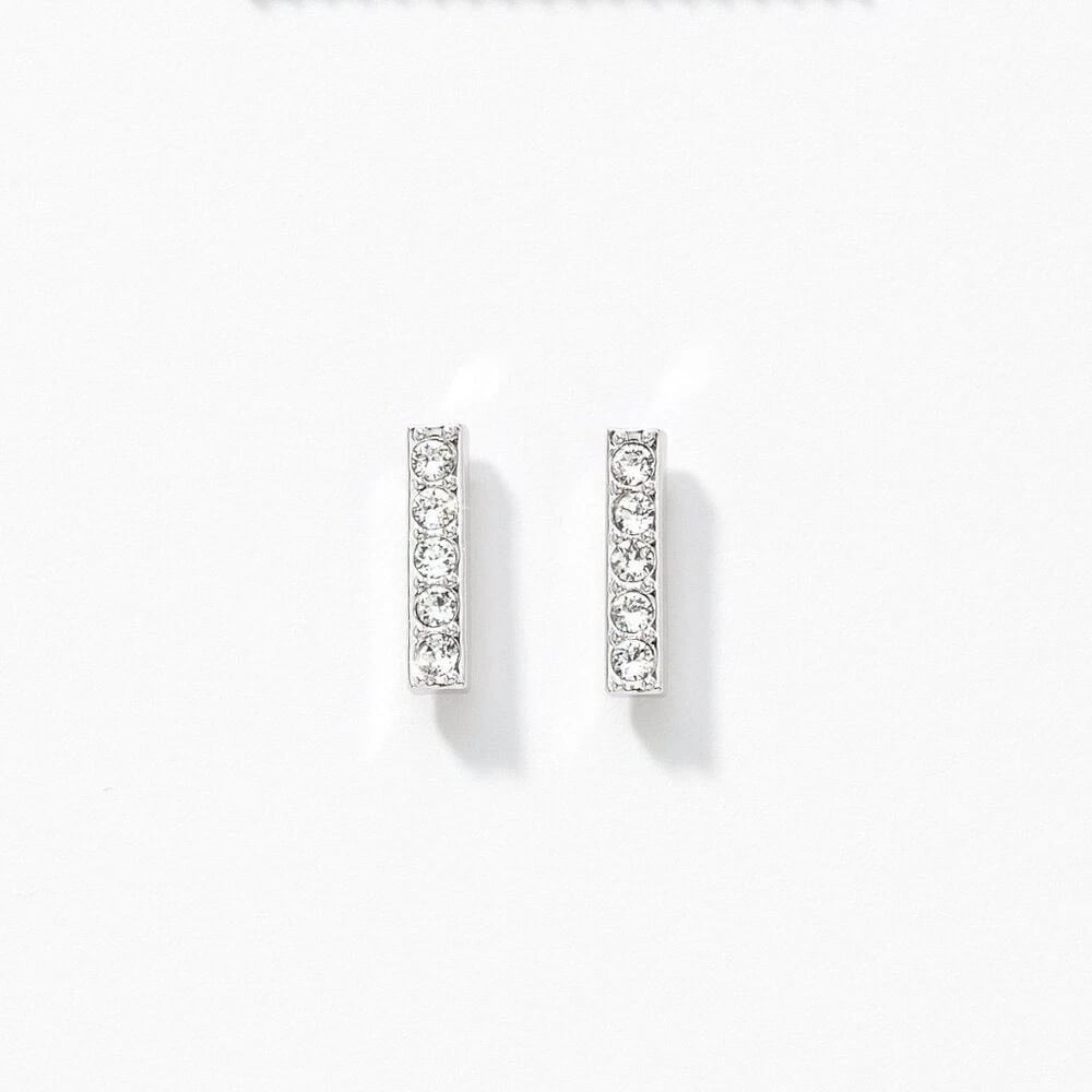 Pave Bar Earrings