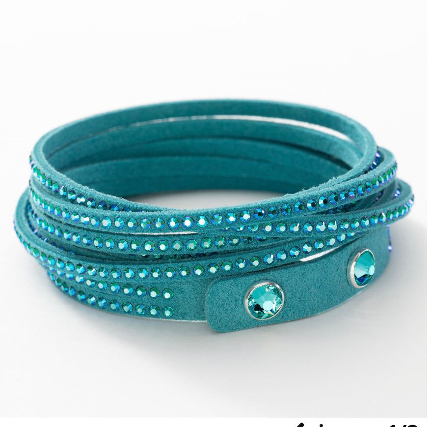 Laguna Wrap Star bracelet by Touchstone Crystal by Swarovski