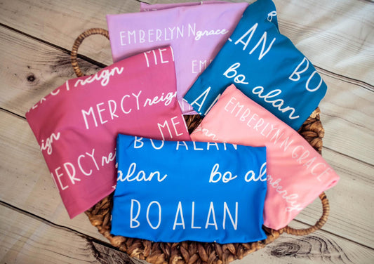 Personalized Name Swaddle Blanket