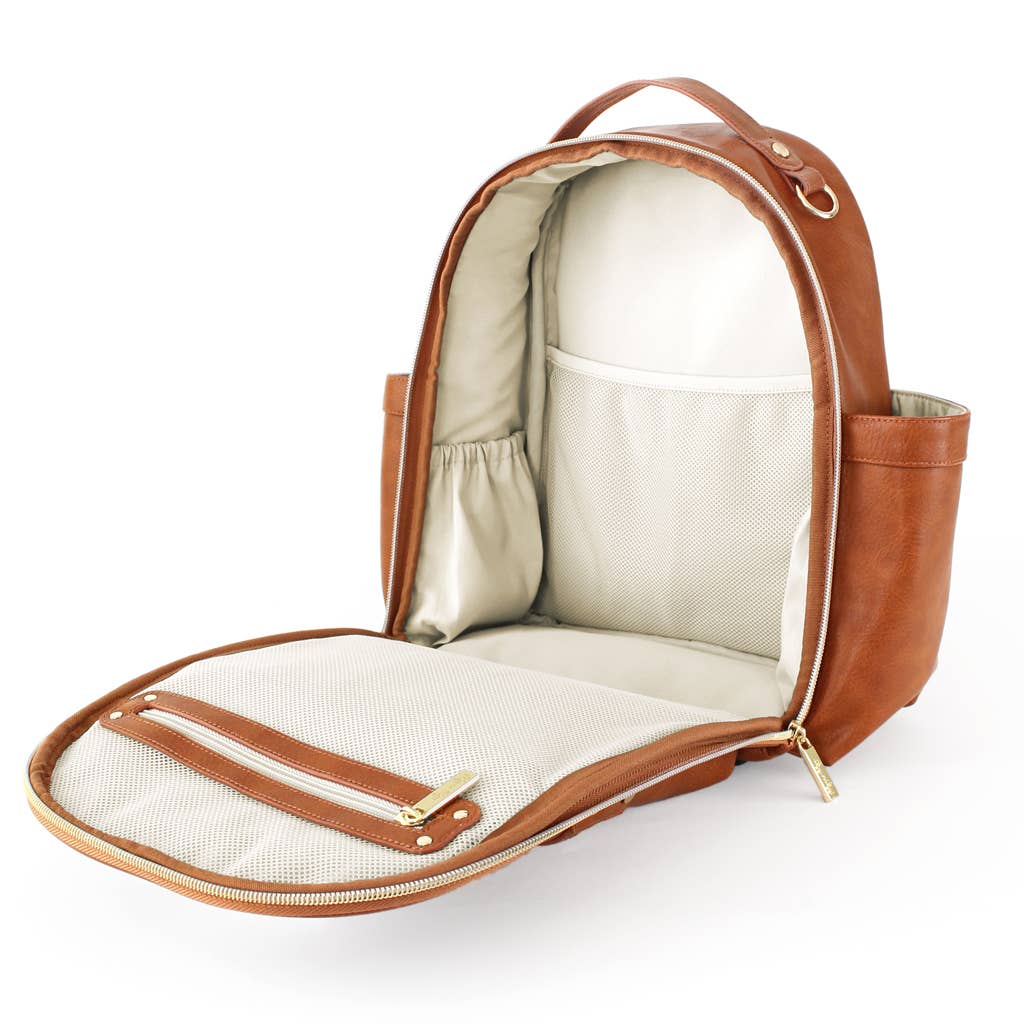 Itzy Ritzy - Cognac Itzy Mini™ Diaper Bag Backpack