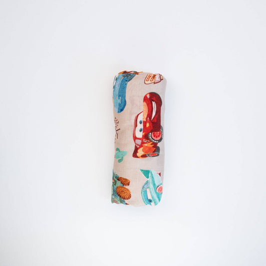 Ellie Sue - Cars Muslin Blanket