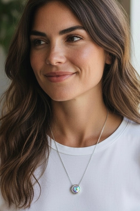 Aurore Boreale Crystal Ice Necklace.