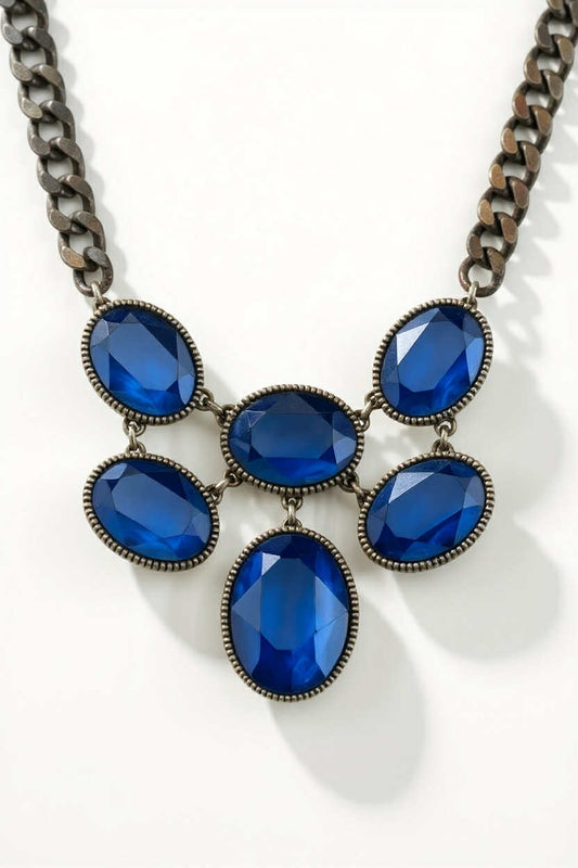 Swarovski Touchstone Royal Blue Necklace