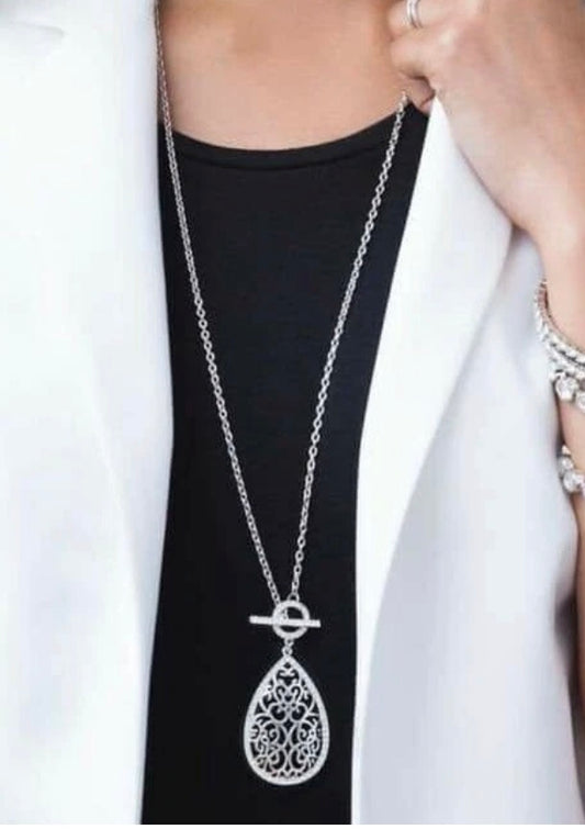 Lacework Pendant Touchstone Crystal Swarovski