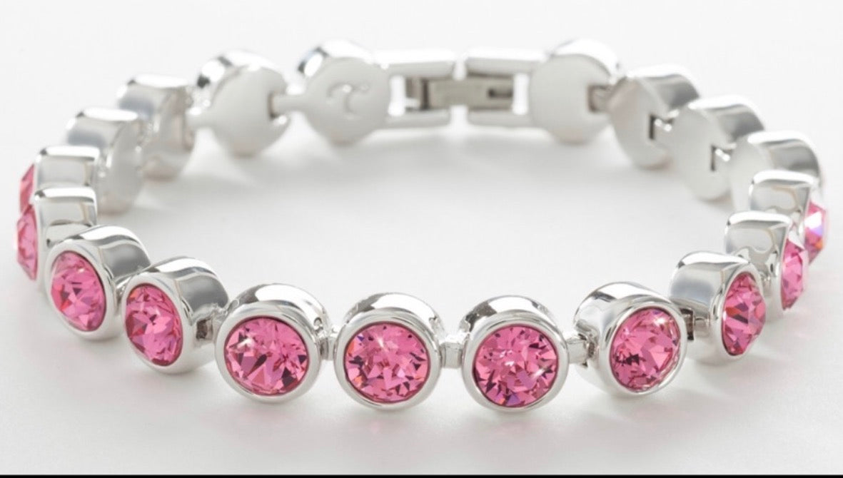 Pink Ice Bracelet Touchstone Crystal