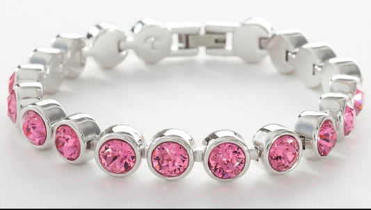 Pink Ice Bracelet Touchstone Crystal