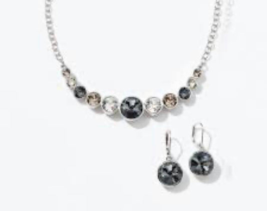 Touchstone Crystal by Swarovski SPOT ON Necklace & Earrings