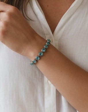 Sea Blue Ice Bracelet